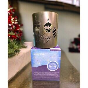 Scentsy Wrap "Joy To The World" Full Size Silhouette Holiday Christmas NEW! NIB